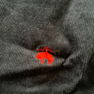 Navy corduroy shorts  brooks brothers Red Embroidered